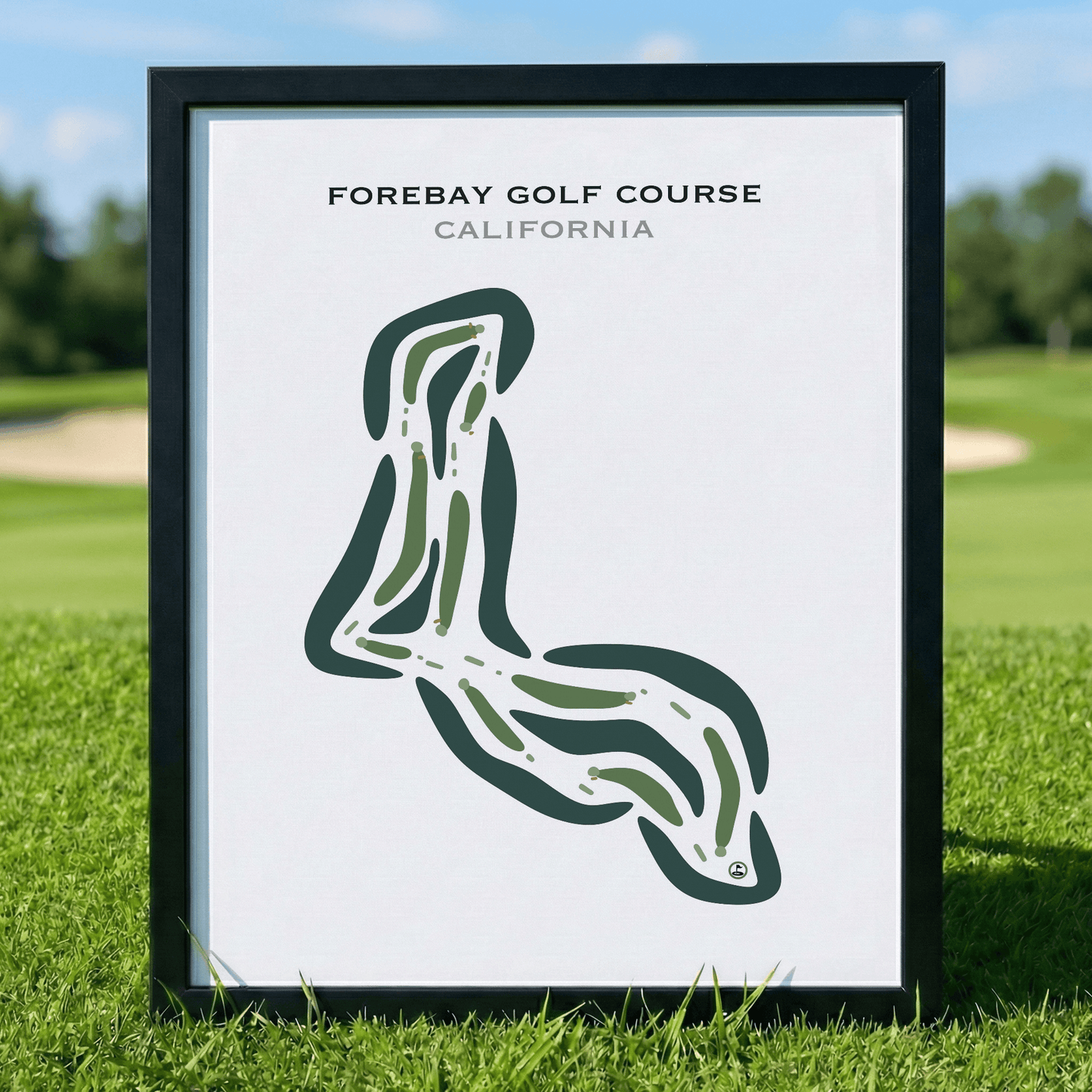 Forebay Golf Course, California - Printed Golf Courses