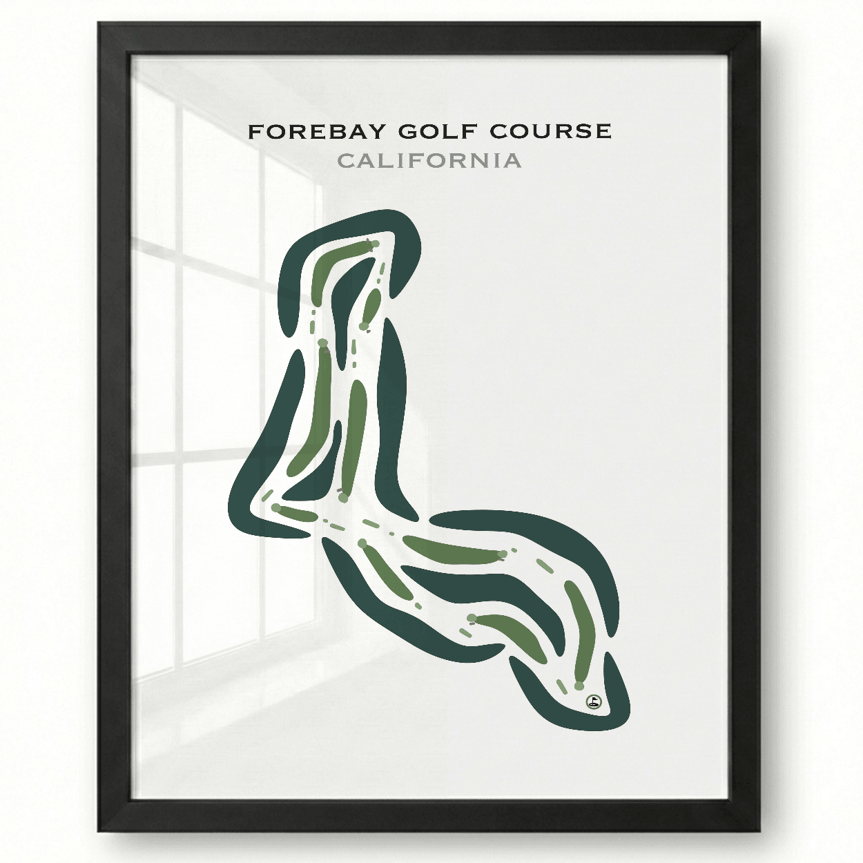 Forebay Golf Course, California - Printed Golf Courses