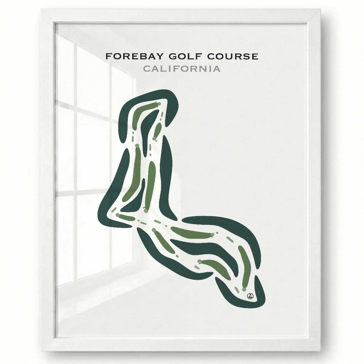 Forebay Golf Course, California - Printed Golf Courses