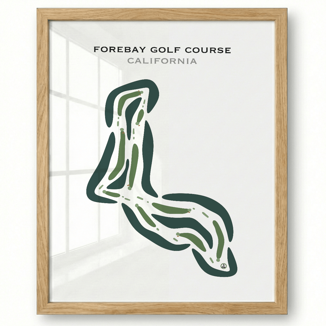 Forebay Golf Course, California - Printed Golf Courses