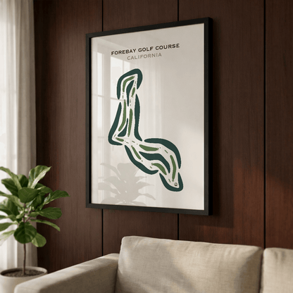 Forebay Golf Course, California - Printed Golf Courses
