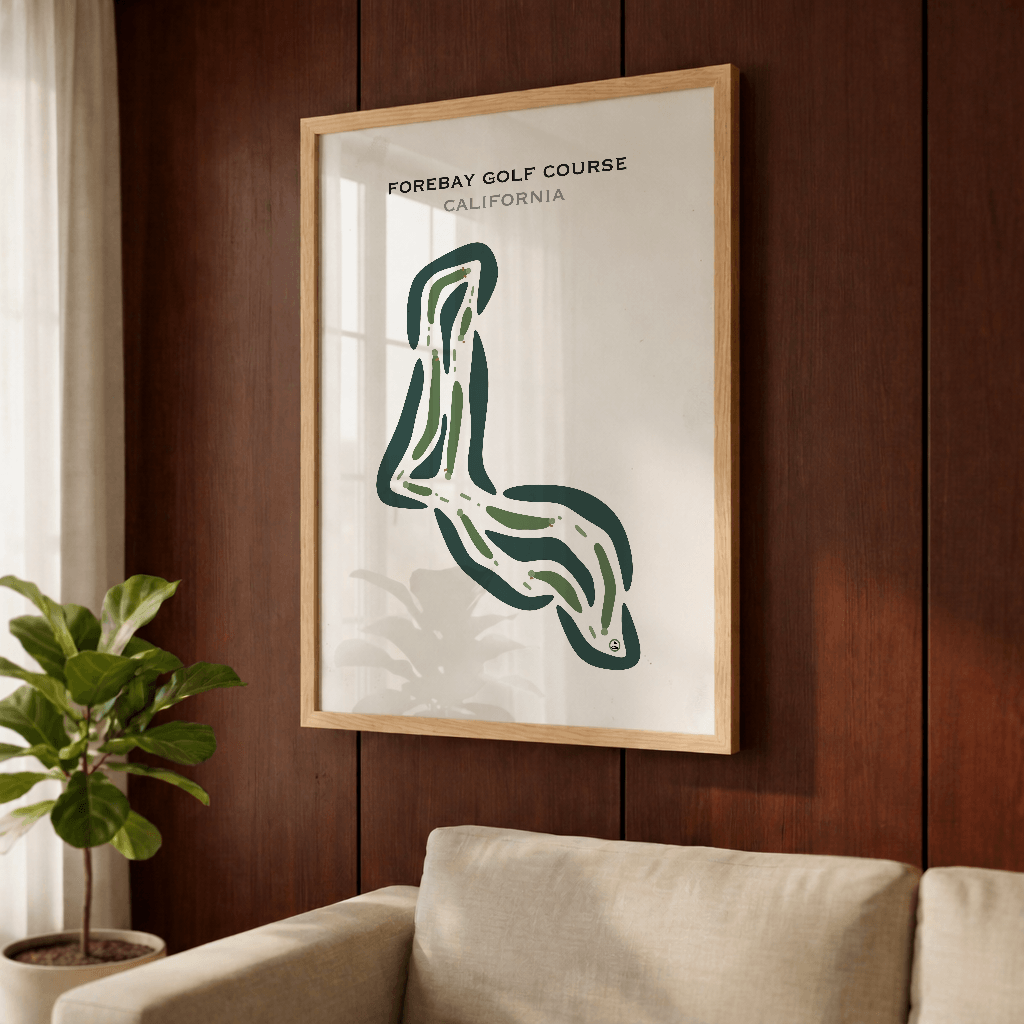 Forebay Golf Course, California - Printed Golf Courses