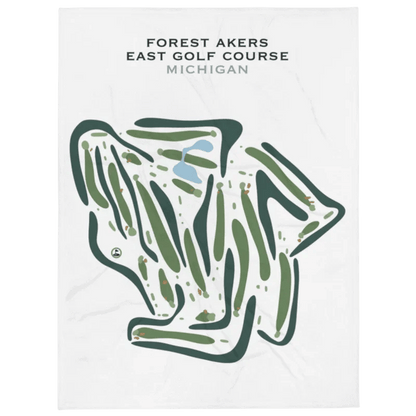 Forest Akers East Golf Course, Michigan - Printed Golf Courses