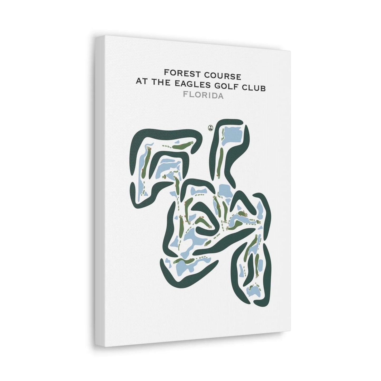 Forest Course at The Eagles Golf Club, Florida - Printed Golf Courses