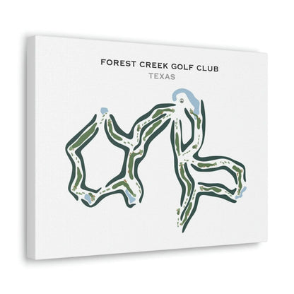 Forest Creek Golf Club, Texas - Printed Golf Courses