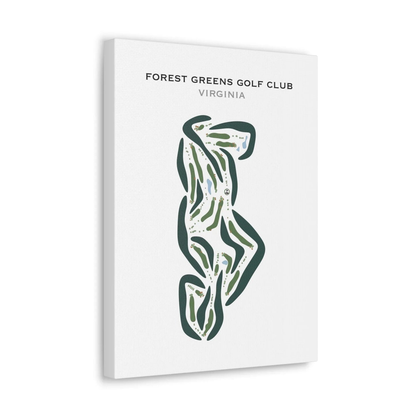 Forest Greens Golf Club, Virginia - Printed Golf Courses