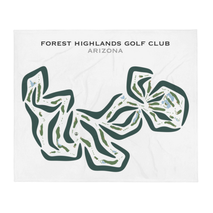 Forest Highlands Golf Club, Arizona - Printed Golf Courses