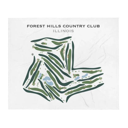 Forest Hills Country Club, Illinois - Printed Golf Courses