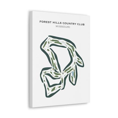 Forest Hills Country Club, Missouri - Printed Golf Courses