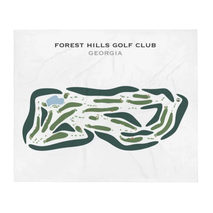Forest Hills Golf Club, Georgia - Printed Golf Courses