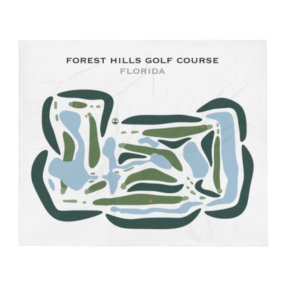 Forest Hills Golf Course, Florida - Printed Golf Courses