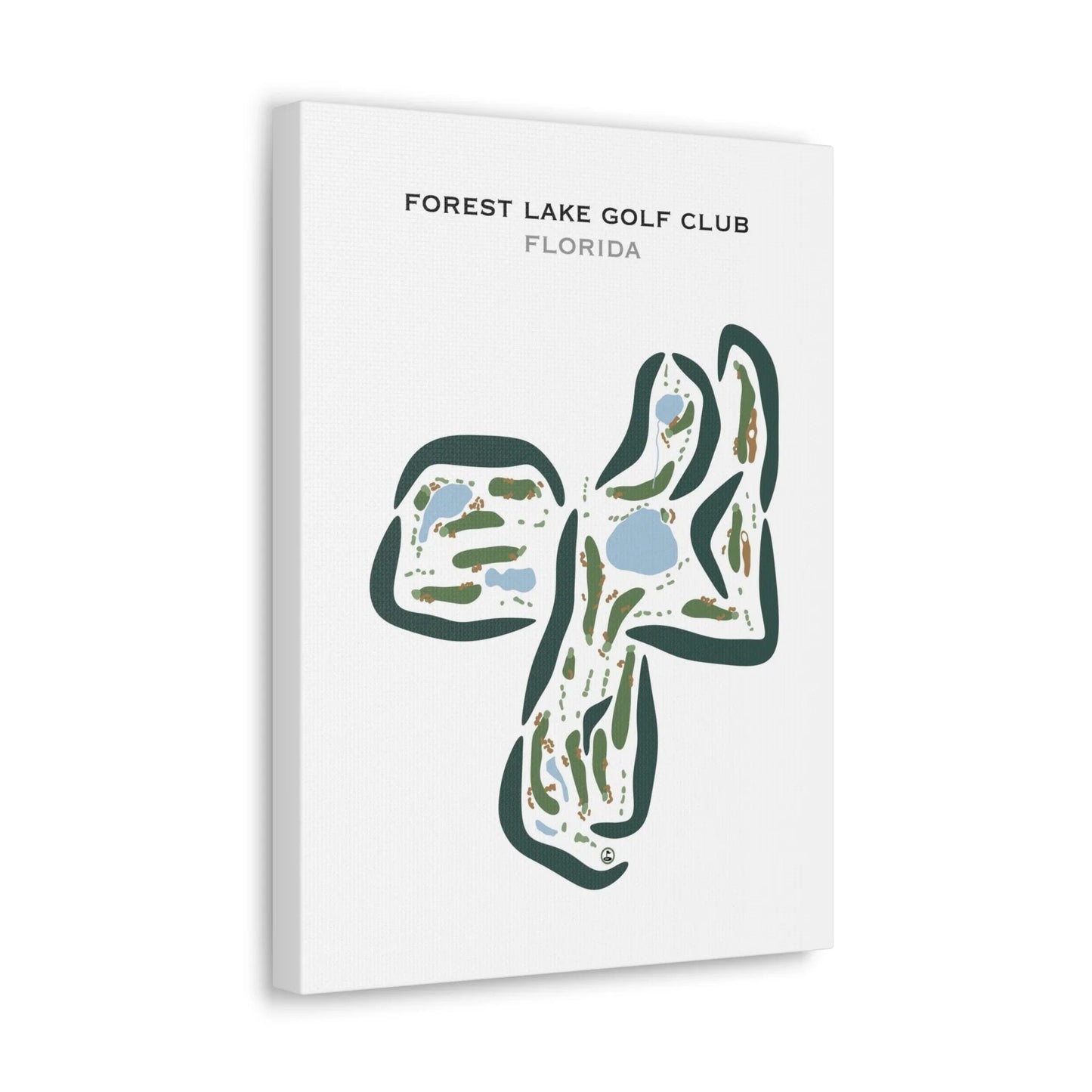 Forest Lake Golf Club, Florida - Printed Golf Courses