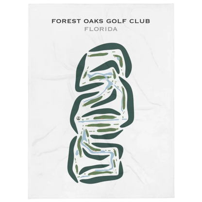 Forest Oaks Golf Club, Florida - Printed Golf Courses