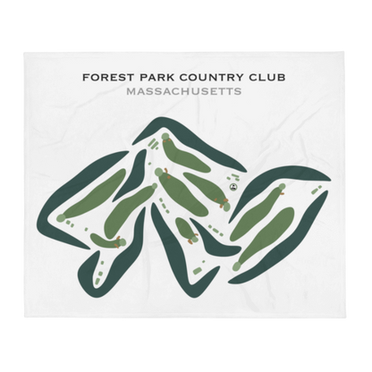 Forest Park Country Club, Adams, Massachusetts - Printed Golf Courses