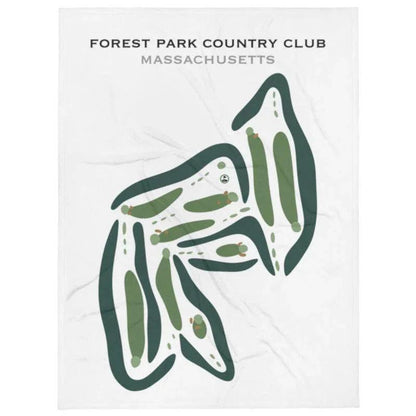 Forest Park Country Club, Massachusetts - Printed Golf Courses