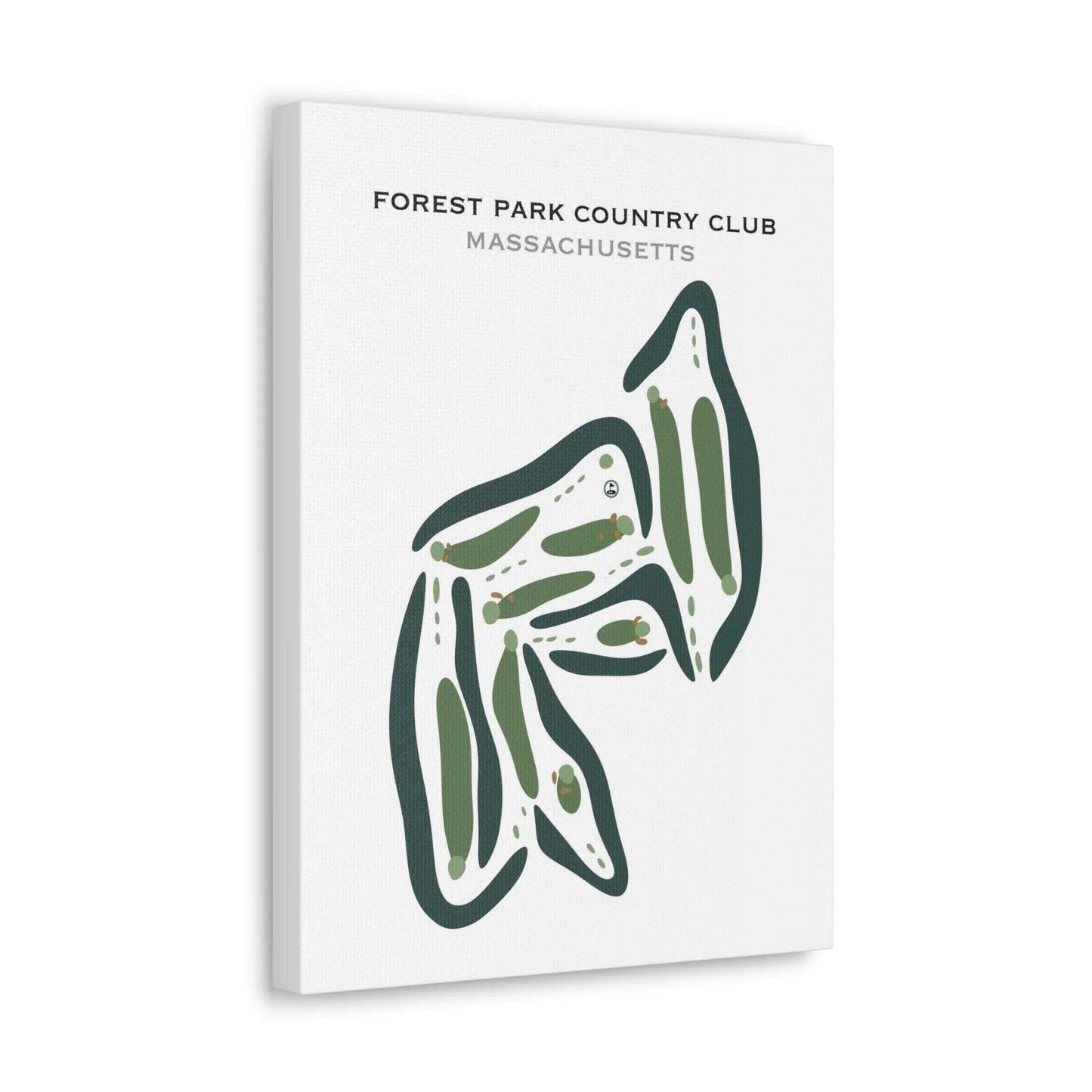 Forest Park Country Club, Massachusetts - Printed Golf Courses