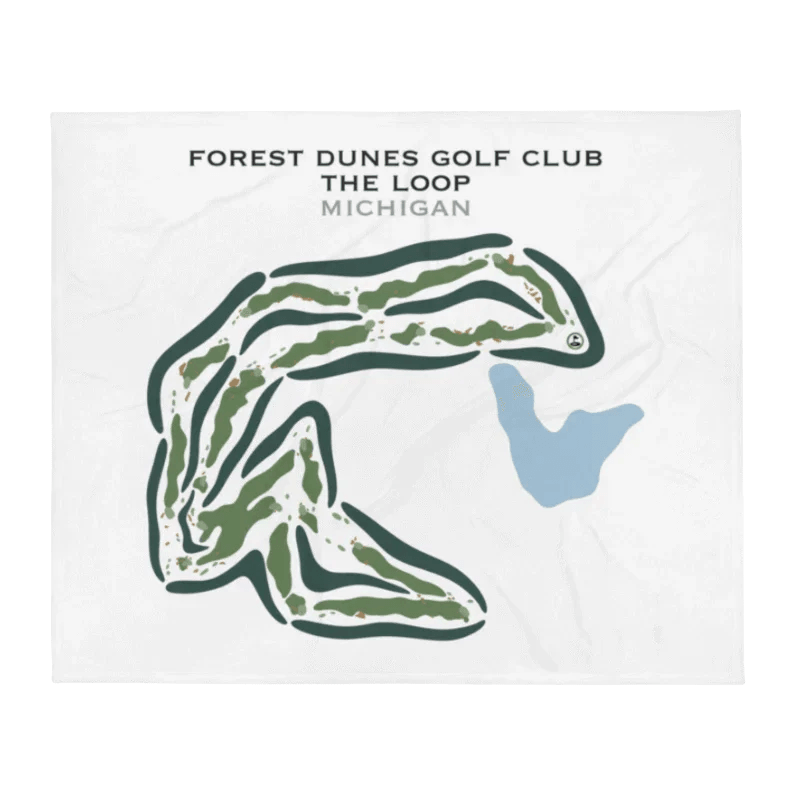 Forest Dunes Club at the Loop, Michigan - Printed Golf Courses