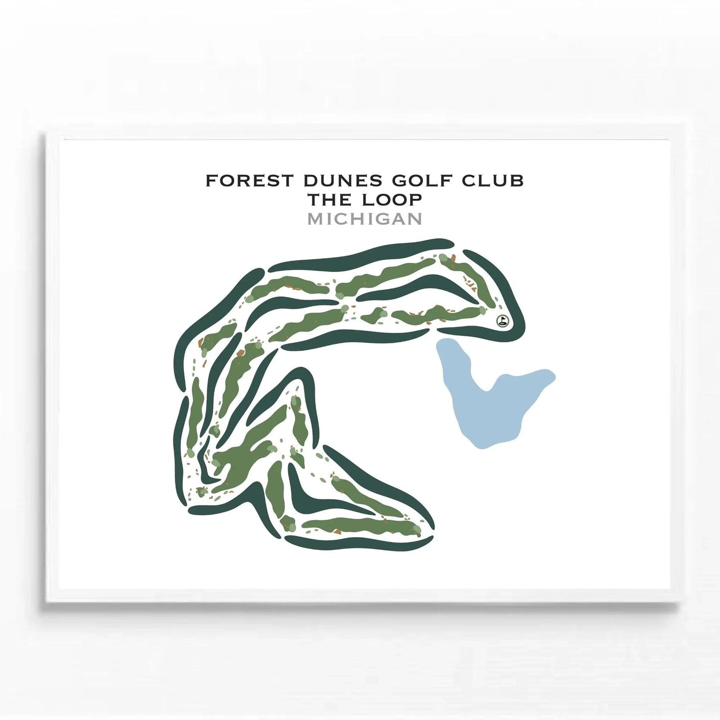 Forest Dunes Club at the Loop, Michigan - Printed Golf Courses