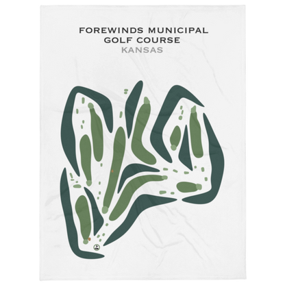Forewinds Municipal Golf Course - Hugoton, Kansas - Printed Golf Courses