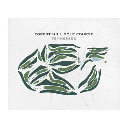 Forest Hill Golf Course, Tennessee - Printed Golf Courses