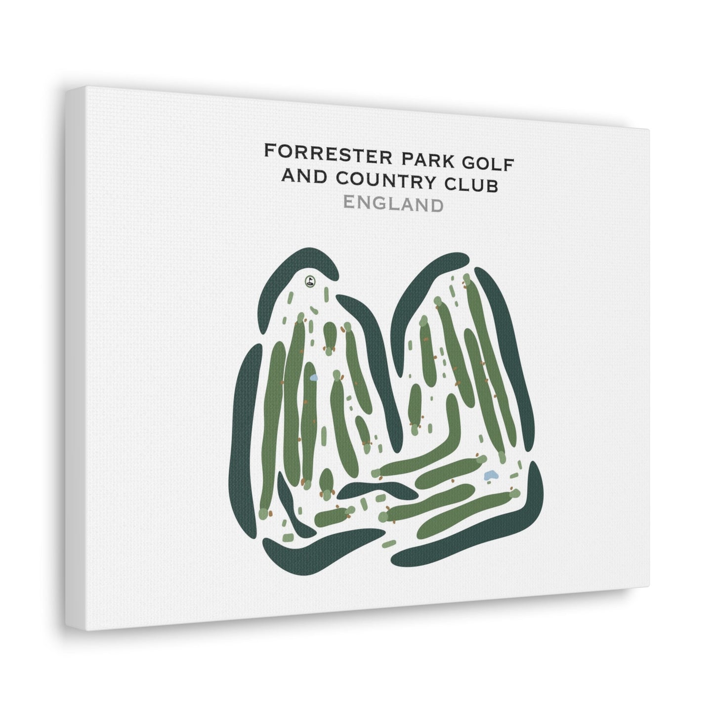 Forrester Park Golf & Country Club, England - Printed Golf Courses
