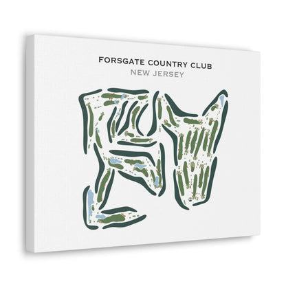 Forsgate Country Club, New Jersey - Printed Golf Course