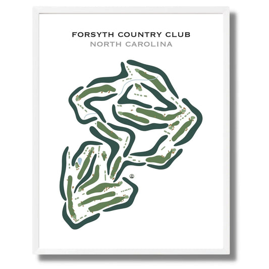 Forsyth Country Club, North Carolina - Printed Golf Courses