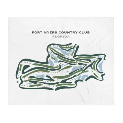 Fort Myers Country Club, Florida - Printed Golf Courses