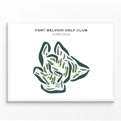 Fort Belvoir Golf Club, Virginia - Printed Golf Courses