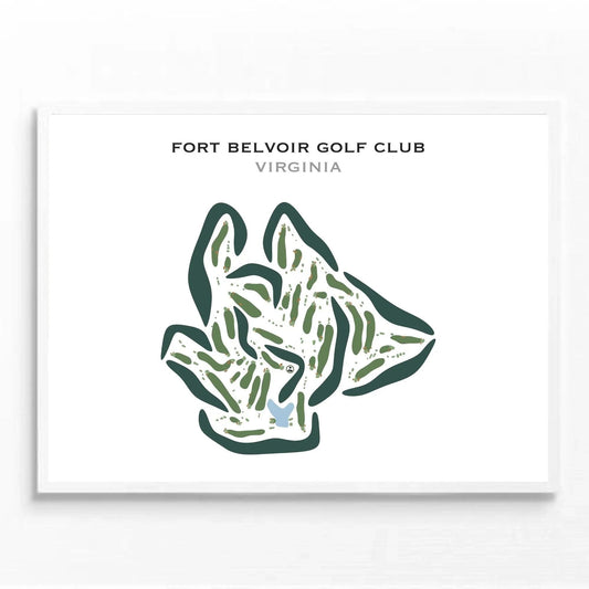Fort Belvoir Golf Club, Virginia - Printed Golf Courses
