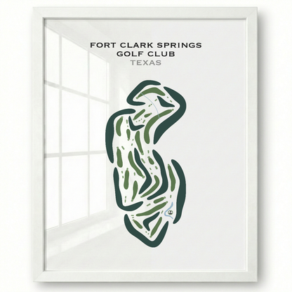 Fort Clark Springs Golf Club, Texas - Printed Golf Courses