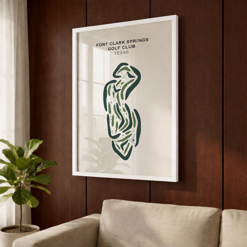Fort Clark Springs Golf Club, Texas - Printed Golf Courses