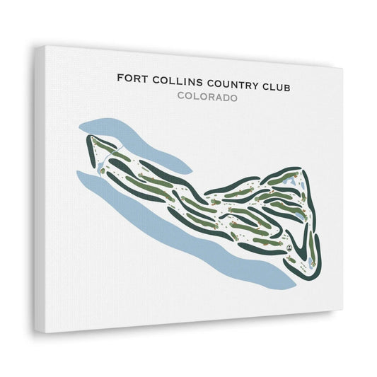 Fort Collins Country Club, Colorado - Printed Golf Courses