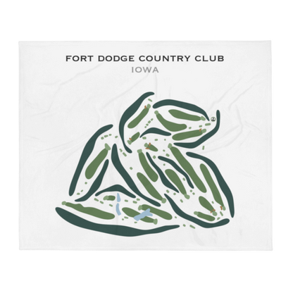 Fort Dodge Country Club, Iowa - Printed Golf Courses