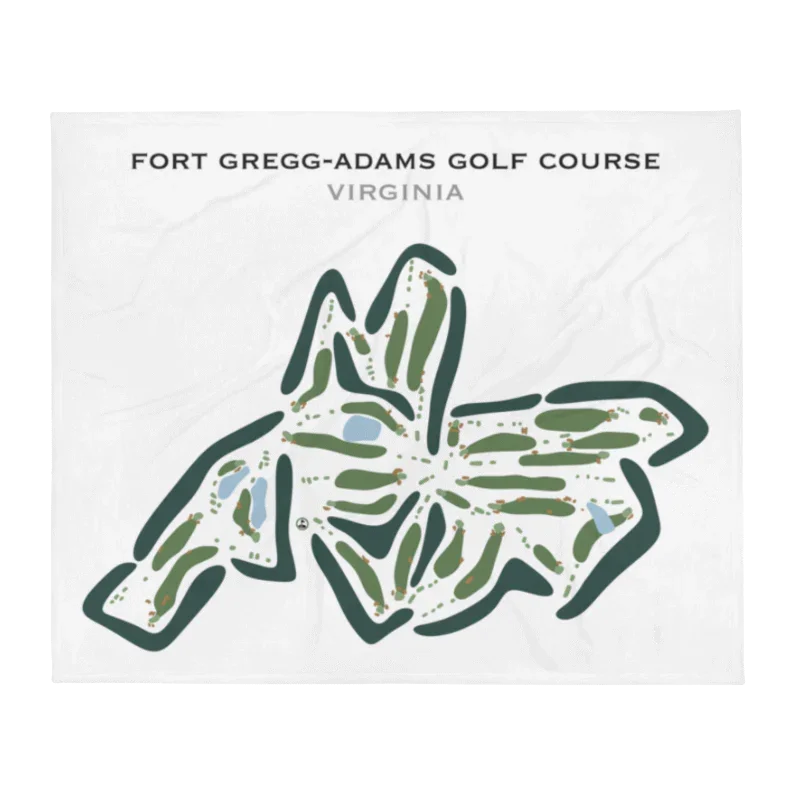 Fort Gregg-Adams Golf Course, Virginia - Printed Golf Courses