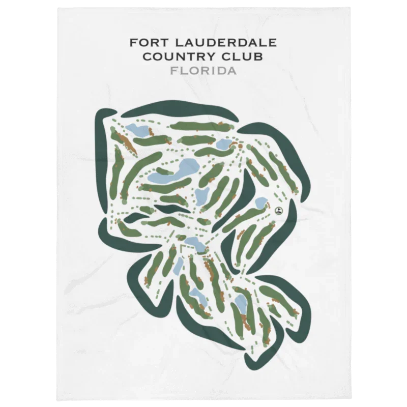 Fort Lauderdale Country Club, Florida - Printed Golf Courses
