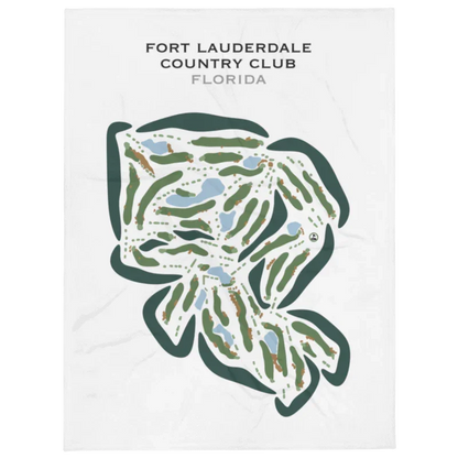 Fort Lauderdale Country Club, Florida - Printed Golf Courses