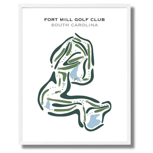 Fort Mill Golf Club, South Carolina - Printed Golf Courses