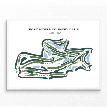 Fort Myers Country Club, Florida - Printed Golf Courses