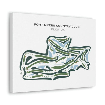 Fort Myers Country Club, Florida - Printed Golf Courses