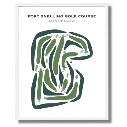 Fort Snelling Golf Course, Minnesota - Printed Golf Courses