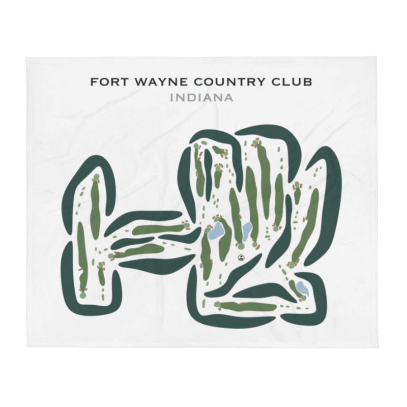 Fort Wayne Country Club, Indiana - Printed Golf Courses