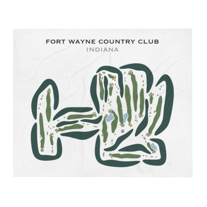 Fort Wayne Country Club, Indiana - Printed Golf Courses