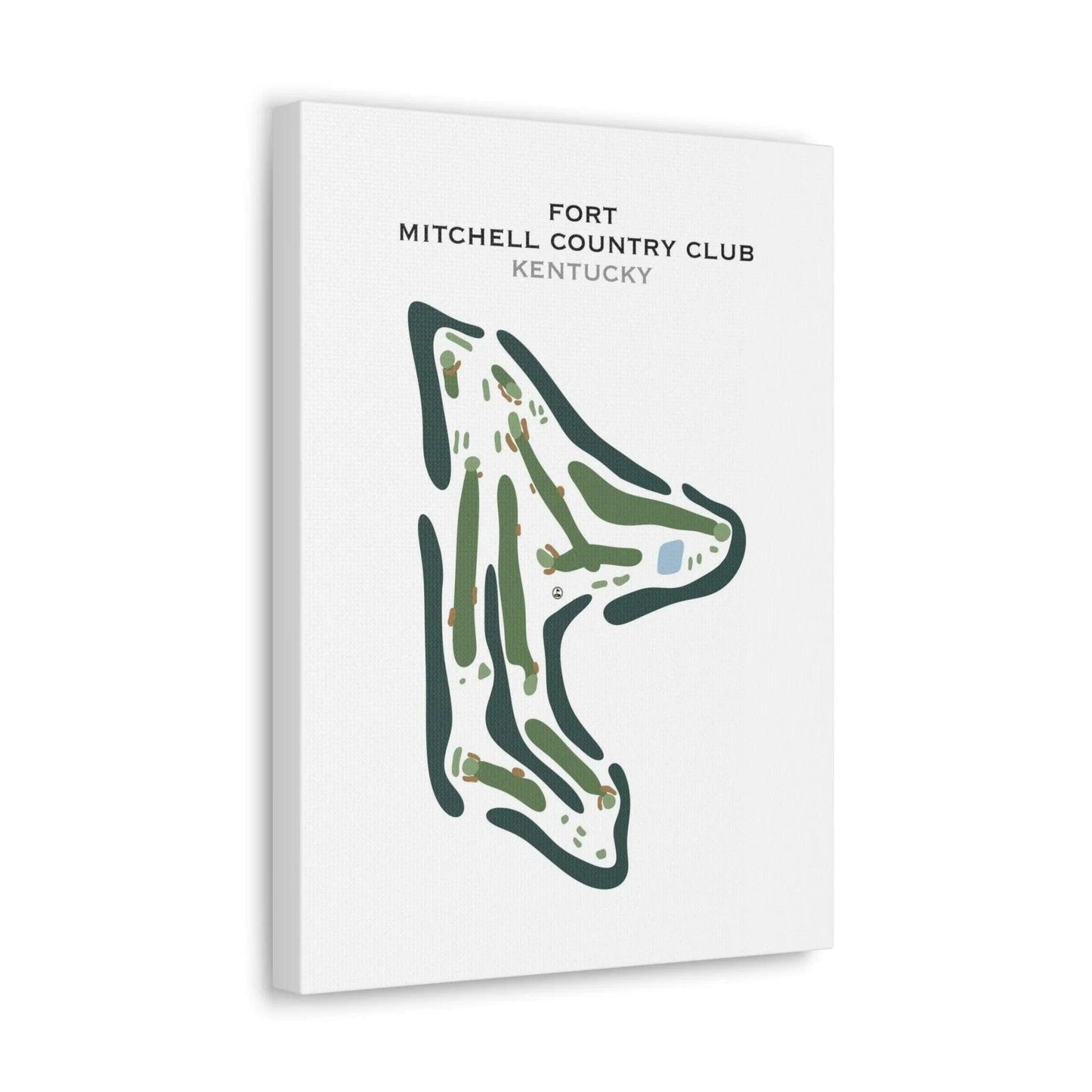 Fort Mitchell Country Club, Kentucky - Printed Golf Course