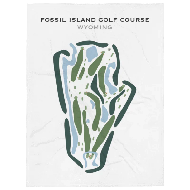 Fossil Island Golf Course, Wyoming - Printed Golf Courses