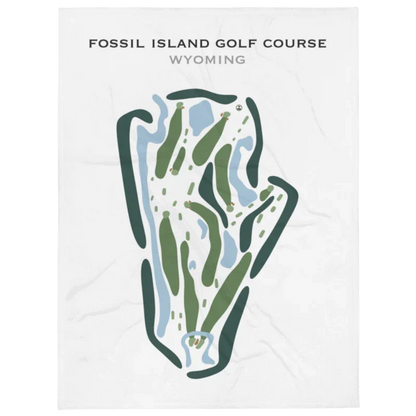 Fossil Island Golf Course, Wyoming - Printed Golf Courses
