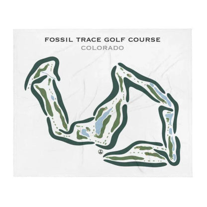 Fossil Trace Golf Club, Colorado - Printed Golf Courses