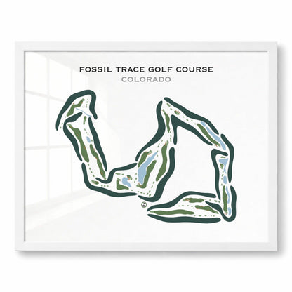 Fossil Trace Golf Course, Colorado - Printed Gold Courses