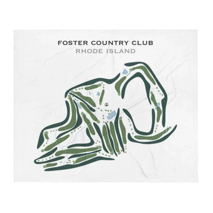 Foster Country Club, Rhode Island - Printed Golf Courses