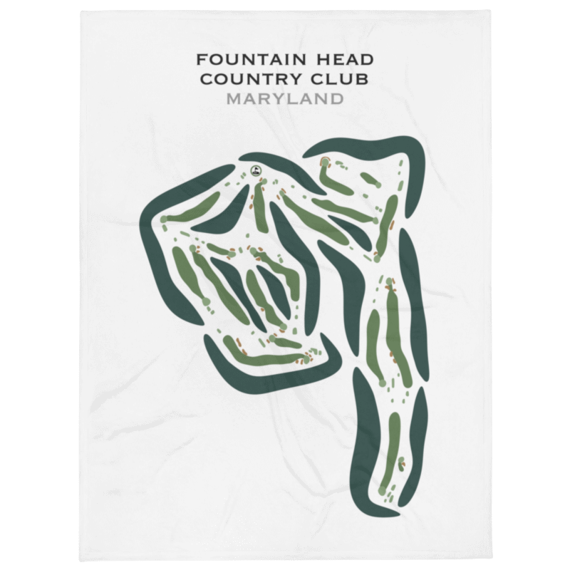 Fountain Head Country Club, Maryland - Printed Golf Courses